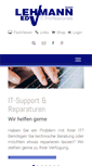Mobile Screenshot of edv-lehmann.ch